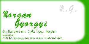 morgan gyorgyi business card